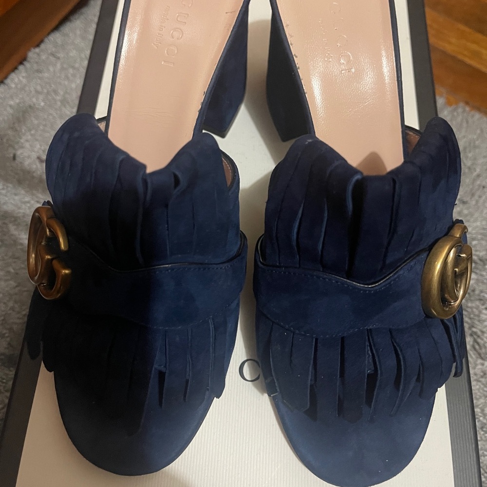 Gucci Marmont GG mules
